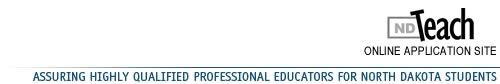 Assuring highly qualified professional educators for North Dakota students