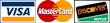 Visa, MasterCard and Discover